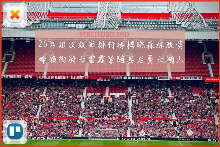 26年进攻效率排行榜揭晓森林狼黄蜂领衔骑士雷霆紧随其后勇士湖人表现平平